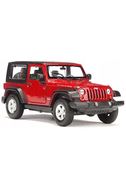 WELLY 2007 JEEP WRANGLER MODEL METALIC 1:24 BURGUNDY