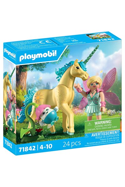 Playmobil 71842 Unicorni Sunshine Blossom cu set de zâne +4 ani