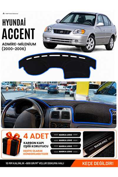 e-biz Hyundai Accent Admire-Mi̇leni̇um (2000-2006) Compatible Glove Box Cover...