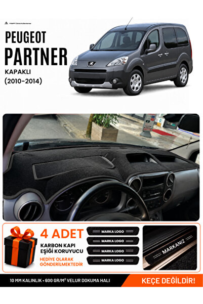 e-biz Peugeot Partner Covered (2010-2014) Compatible Glove Box Cover, Glove B...