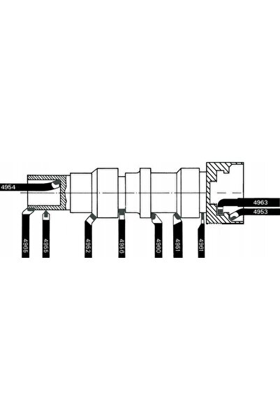NO BRAND Burghiu Wiertlo krete DIN338, hsse-pm tialn, tip N 7,5mm F