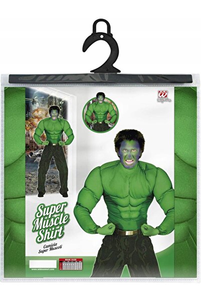 NO BRAND HULK MUSCLEMAN COSTUM DE HOLLOWEEN PENTRU ADULȚI CU MUȘCURI L