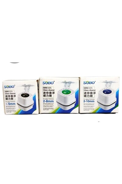 Sobo Nano M Mıknatıslı Cam Sileceği 2-8mm Akvaryum İçin Cam Temizleme Aracı