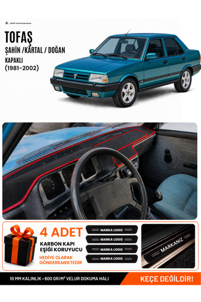 e-biz Tofaş Şahi̇n Doğan Kartal Covered (1981-2002) Compatible Torpedo Cover ...