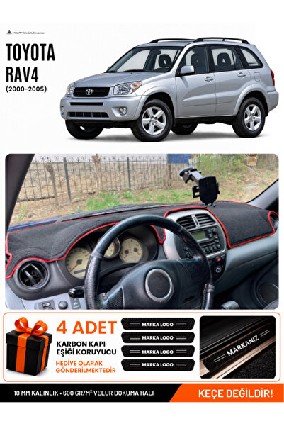 e-biz Toyota Rav4 (2000-2005) Compatible Dashboard Cover, Dashboard Case - Bl...