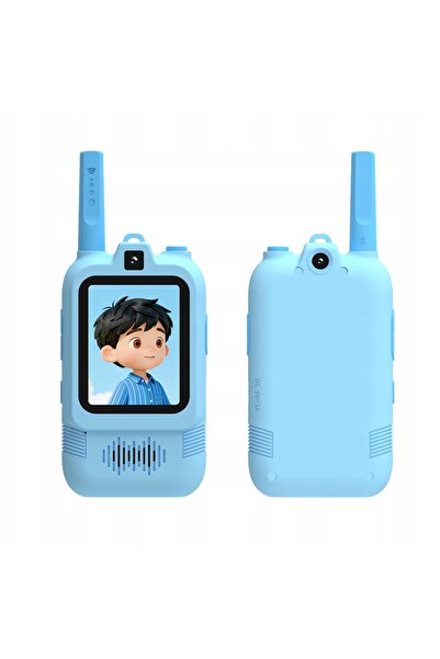 XREC 2 seturi de stații radio bidirecționale (walkie-talkie) cu ecran LCD și ...