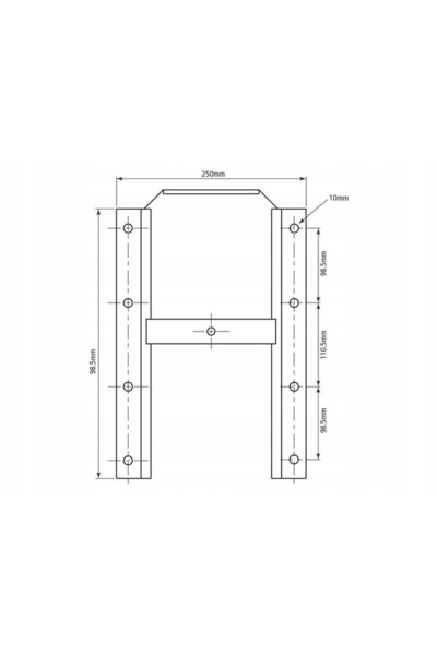 SPAREX Poartă de descărcare cereale pentru remorci de cereale 250x355mm