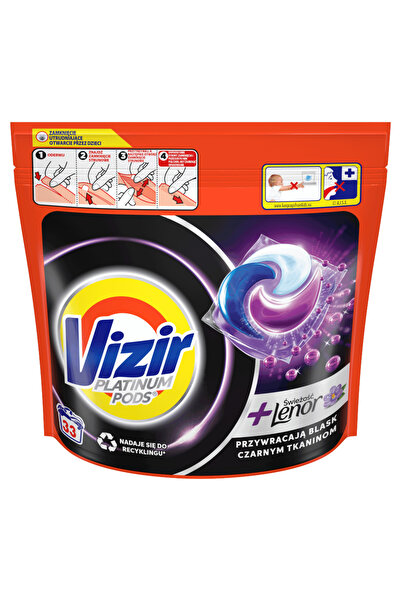 Vizir Capsule de rufe negre, Vizir, 33 de spălări