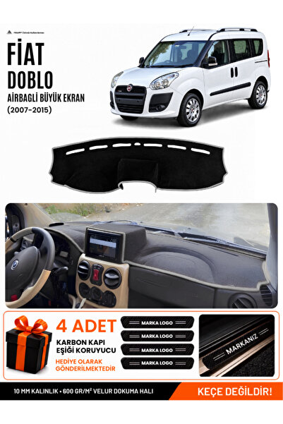 e-biz Fiat Doblo Airbagged Large Screen (2007-2015) Compatible Dashboard Cove...