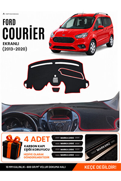 e-biz Ford Courier (2013-2020) Compatible Glove Box Cover with Screen, Glove ...