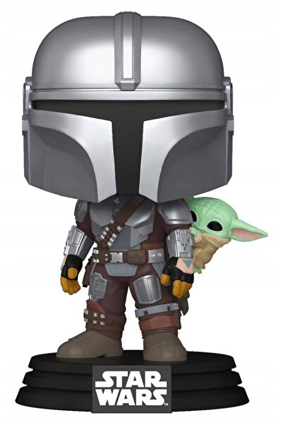 Funko Figurină POP STAR WARS Mandalorian și Grogu - Mandalorian cu Grogu 818