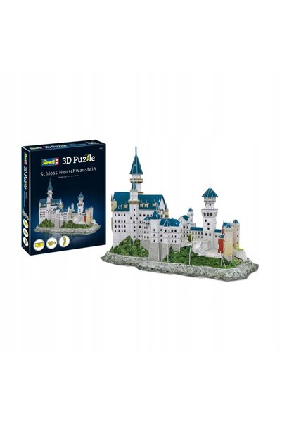 NO BRAND Revell Puzzle 3D Zamek Neuschwanstein 00205