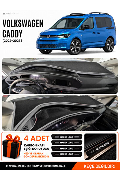 e-biz Volkswagen Caddy (2022-2026) Compatible Dashboard Cover, Dashboard Case...