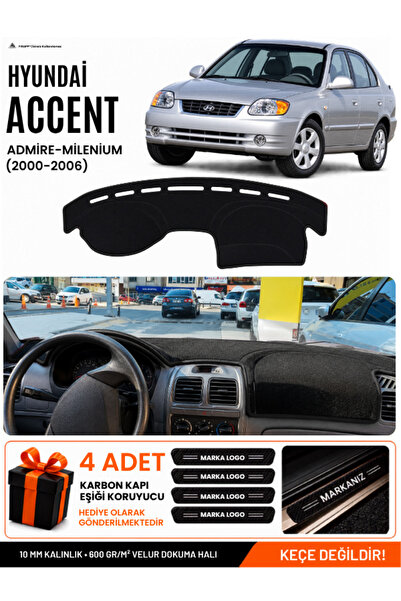 e-biz Hyundai Accent Admi̇re-Mi̇leni̇um (2000-2006) Compatible Glove Box Cove...
