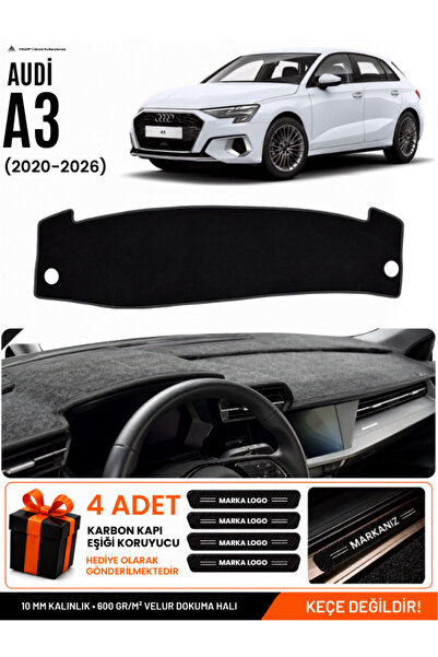 e-biz Audi A3 (2020-2026) Compatible Glove Box Protection, Glove Box Cover, G...