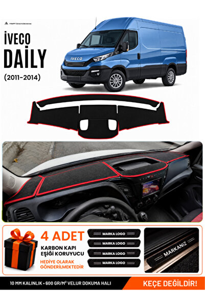 e-biz Iveco Daily (2015-2021) Compatible Glove Box Cover, Glove Box Case - Bl...