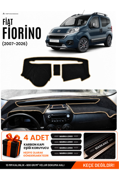 e-biz Fi̇at Fi̇ori̇no (2007-2026) Compatible Glove Box Protection, Glove Box ...