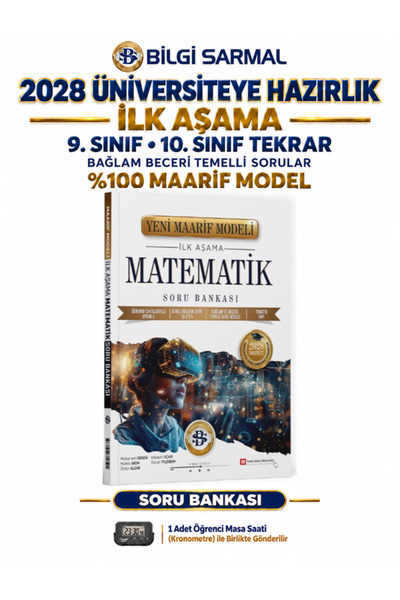 Bilgi Sarmal Yayınları 2028 ÜNİV.HAZIRLIK MATEMATİK 9-10.SINIF TEKRAR İLK AŞA...