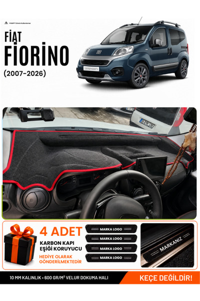 e-biz Fi̇at Fi̇ori̇no Fully Closed (2007-2026) Compatible Glove Box Cover, Gl...
