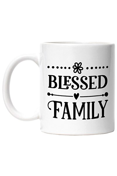 INOVATIX Personalized white mug, for a blessed family, love, understanding, p...