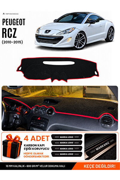 e-biz Peugeot Rcz (2010-2015) Compatible Glove Box Cover, Glove Box Case - Bl...