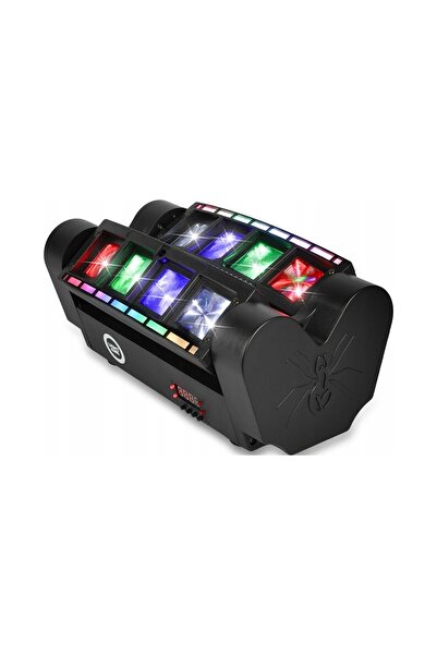 LIGHT4ME SPIDER STRIPE Efect Disco Proiector cu cap mobil Lampă Stroboscopică...