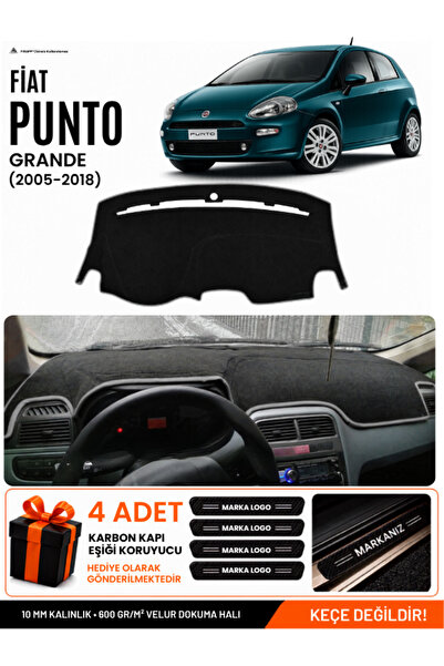 e-biz Fiat Punto Grande (2005-2018) Compatible Dashboard Cover, Dashboard Cas...
