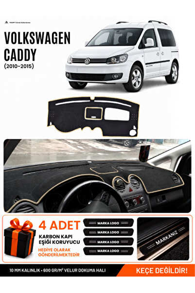 e-biz Volkswagen Caddy (2010-2015) Compatible Dashboard Cover, Dashboard Case...