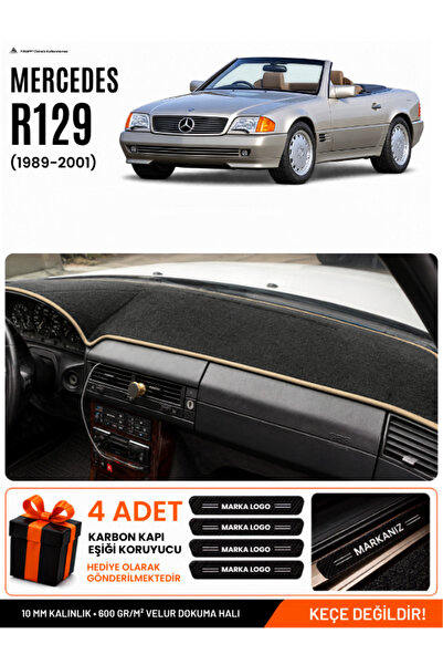e-biz Mercedes R129 (1989-2001) Compatible Glove Box Protection, Glove Box Co...