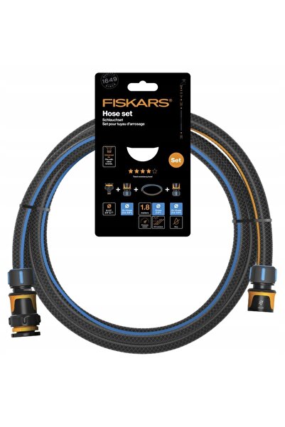 FiSKARS Conector rapid furtun de grădină 13–15 MM 1.8 M 1057621