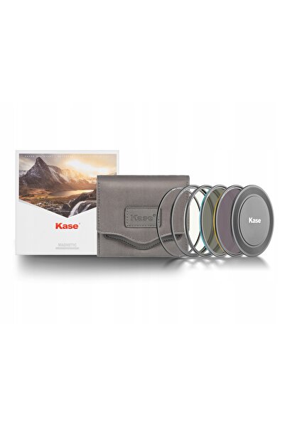 KASE Set de filtre magnetice CPL ND8 ND64 de 82mm pentru montură magnetică + ...