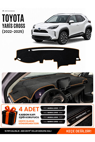 e-biz Toyota Yari̇s Cross (2022-2025) Compatible Dashboard Cover, Dashboard C...