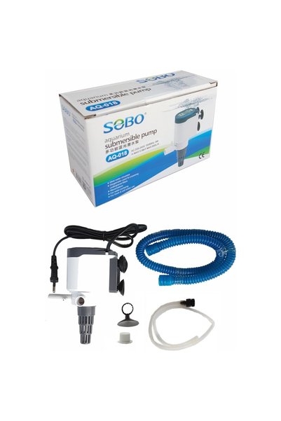 Sobo Akvaryum Kafa Motoru AQ-018 8W 600LT/SAAT Su Sirkülasyonu ve Oksijenleme Özellikli Motor