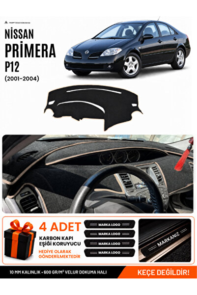 e-biz Nissan Primera P12 (2001-2004) Compatible Glove Box Cover, Glove Box Ca...