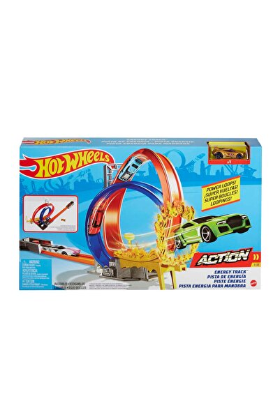 HOT WHEELS SET DE ACȚIUNE PROVOCARE BUCLĂ DUBLĂ + 1 mașină GND92