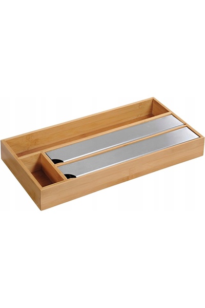 Kesper KASPER Dispenser pentru folie Bambus 42x19x5,4 cm |   3 în 1 |   organ...
