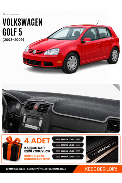 e-biz Volkswagen Golf 5 (2003-2009) Compatible Glove Box Cover, Glove Box Cas...