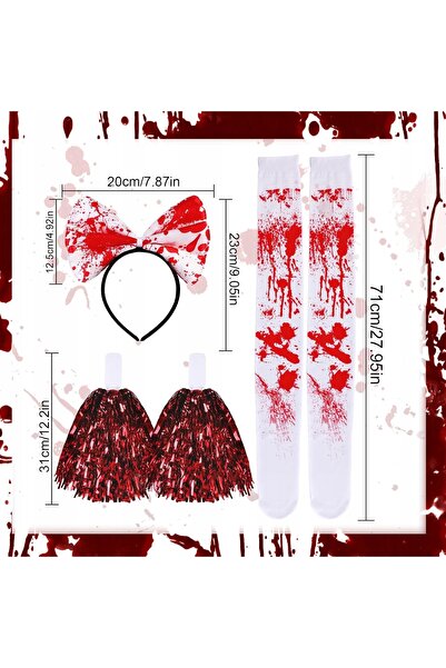 NO BRAND SET ACCESORII COSTUM MAZĂROU DE LICHIDĂ ZOMBIE DE HALLOWEEN UNIVERSAL