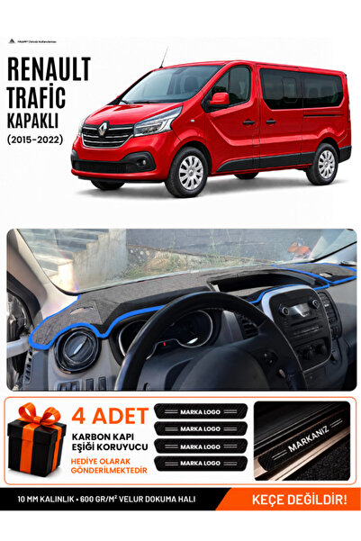 e-biz Renault Trafic Covered (2015-2022) Compatible Glove Box Cover, Glove Bo...