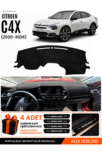 e-biz Citroen C4X Without Display (2020-2026) Compatible Dashboard Cover, Das...