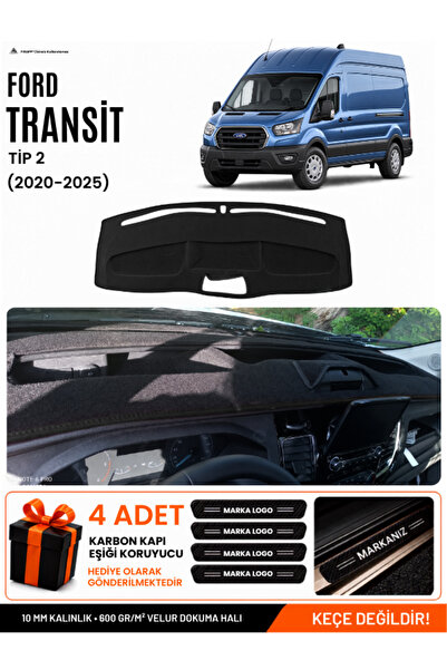 e-biz Ford Transit Type 2 (2020-2025) Compatible Glove Box Protection, Glove ...