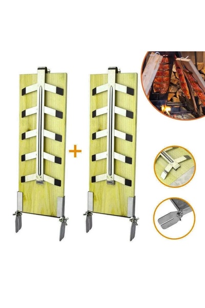 AGA Grătar din oțel inoxidabil + Mânere pentru grătar 15 x 45 cm