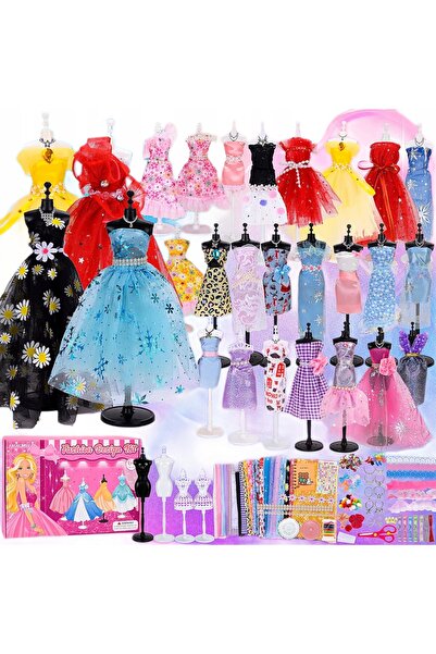 NO BRAND SET DE DESIGN DE HĂNORĂȘTIȚI PENTRU FETE, 600 ACCESORII, CREATIV DIY