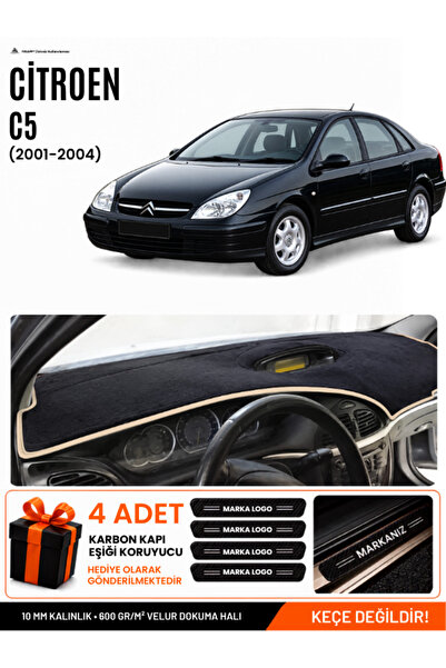 e-biz Ci̇troen C5 (2001-2004) Compatible Glove Box Protection, Glove Box Cove...