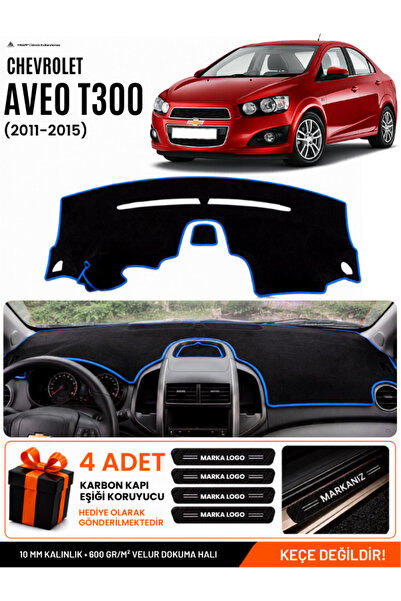 e-biz Chevrolet Aveo T300 (2011-2015) Compatible Dashboard Cover, Dashboard C...
