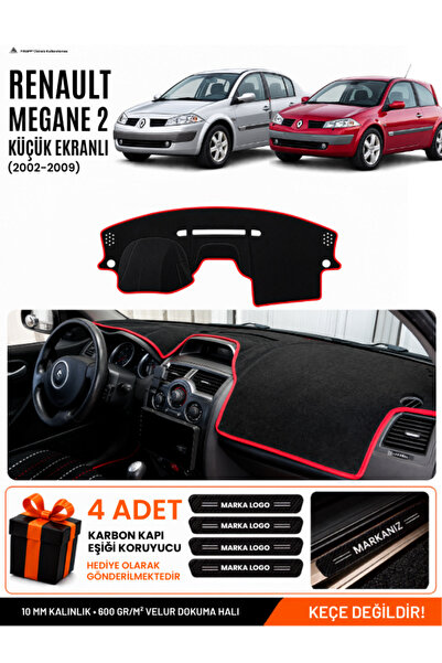 e-biz Renault Megane 2 Small Screen (2002-2009) Compatible Dashboard Cover - ...
