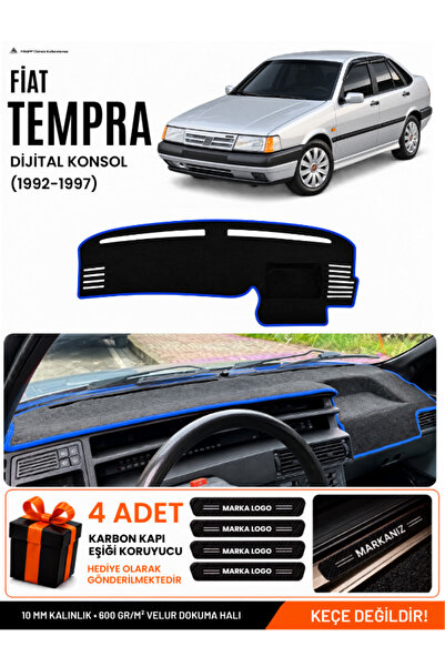 e-biz Fiat Tempra (1992-1997) Digital Console Compatible Glove Box Cover, Glo...