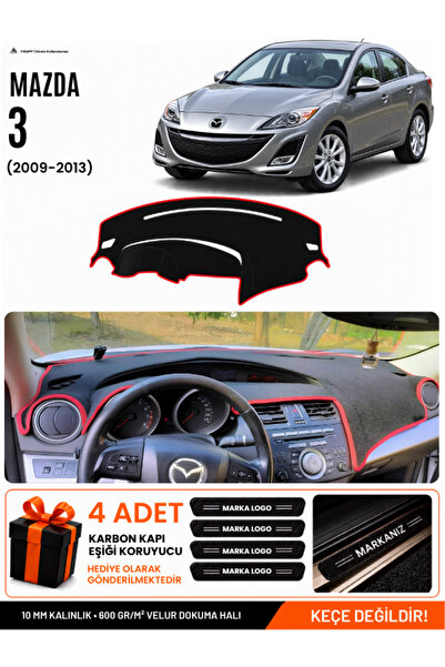 e-biz Mazda 3 (2009-2013) Compatible Glove Box Protection, Glove Box Cover, G...