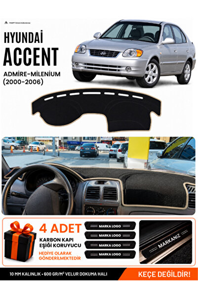 e-biz Hyundai Accent Admi̇re-Mi̇leni̇um (2000-2006) Compatible Glove Box Cove...