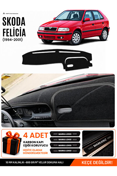 e-biz Skoda Felicia (1994-2001) Compatible Glove Box Protection, Glove Box Co...